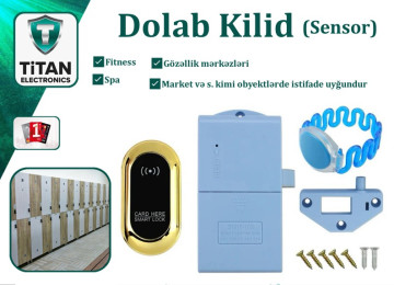 Dolab kilid RFID TY-24 Ağıllı elektron dolab kilid sistemi
