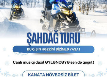 Dəyərli səyahətsevərlər.. Sizləri ❄Şahdağ 🏔️ Yeni il