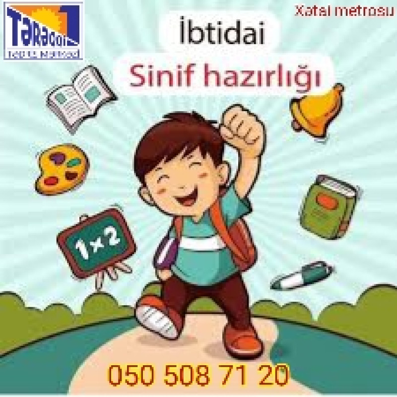 İbtidai sinif hazırlığı dərsləri Uşaqlar üçün oxu yazı və