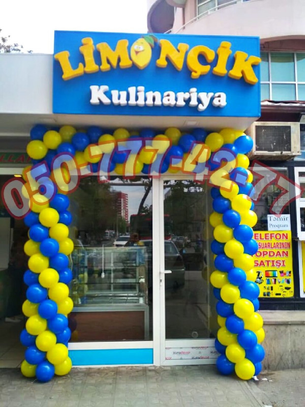 Sharlar decor. Sarlar bezedilme. Helium və adi şarlarla