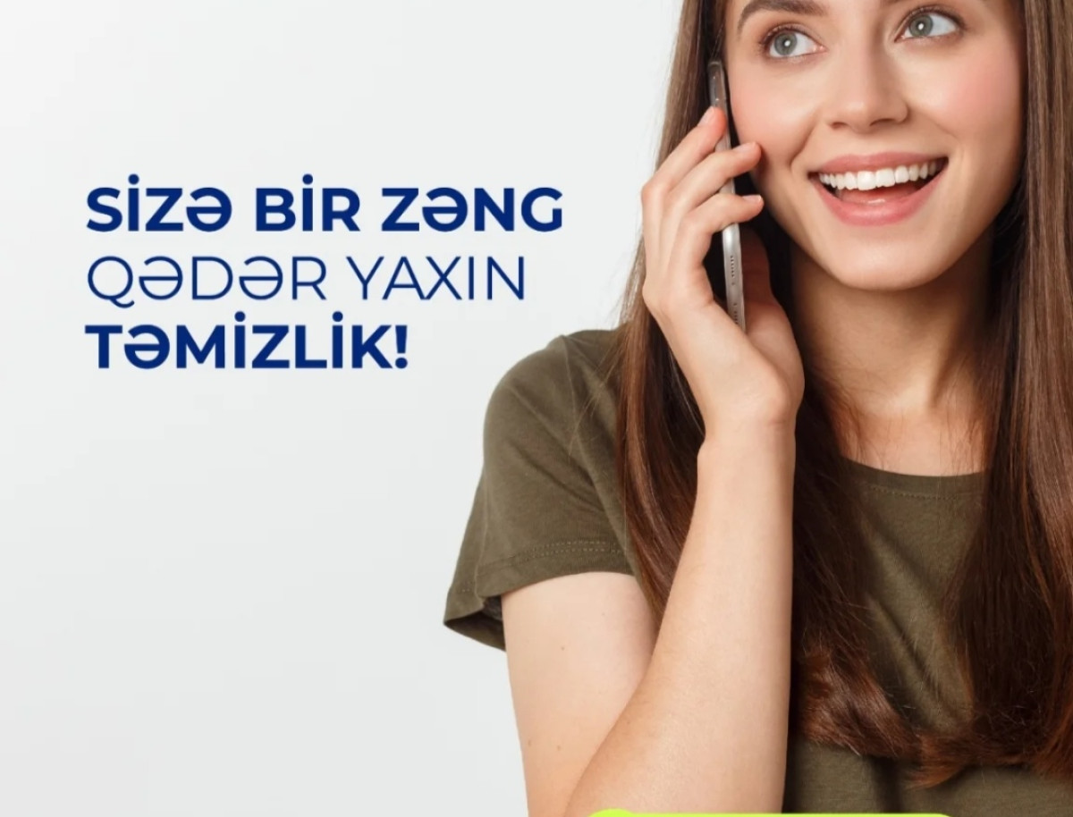 Salam.2 nefer Ana bala ev,ofis,obyekt təmizlik işine