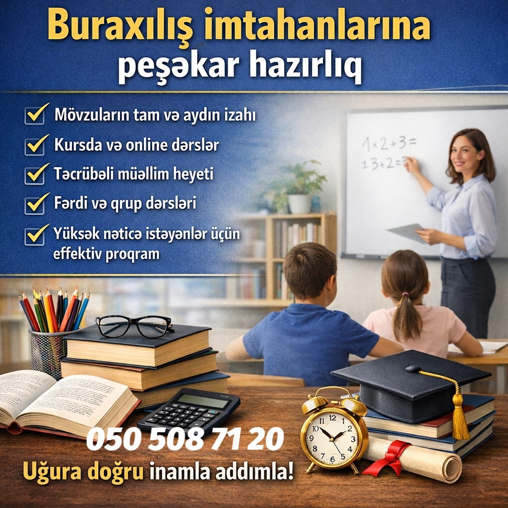 Buraxılış imtahanlarına peşəkar hazırlıq Mövzuların tam və