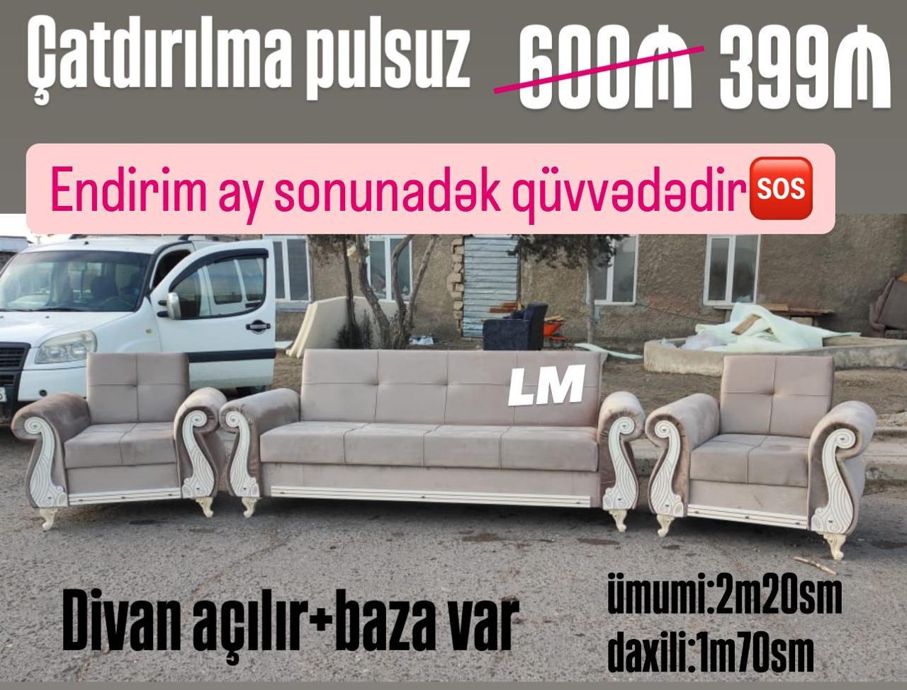 💫 _*Sultan DİVAN+2kreslo*_ 💫 *Endirim fürsəti💣* Qiymət :