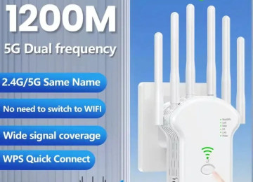 5G WiFi Sinyal Gücləndirici / WiFi Extender – 1200Mbps, 6