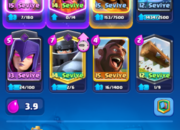 Clash Royale Hesabı 9 min kupa,46 svy hesabdır.10 evrim