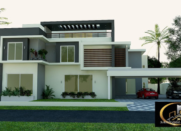 Muasir tipli Ev, Obiyekt, Villa layihəsinin