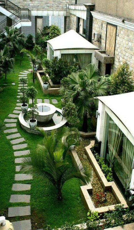 Yaşıllaşdırma işləri, qazon əkilməsi, bağbançılıq.