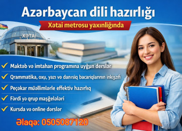 Azərbaycan dili hazırlığı Online və kursda hazırlıq