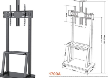 55 düyümdən 100 düyümə qədər Ağır model böyük ekran