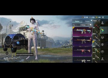 Salam 5 ədəd olum mesajli silahi movcudur m416 4 seviyedir.