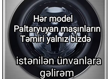 Hər madel paltaryuyan masin təmiri.unvana gəlirik. Butun