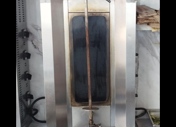 Dönər aparatı – şaquli grill - Material: paslanmayan polad
