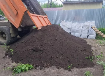 Qara meşə torpağı,kübrə əvəzi Yanmış peyin Şamaxı ,