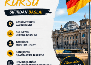 🇩🇪 Alman dili kursu – Sıfırdan başla! 📍 Xətai metrosu