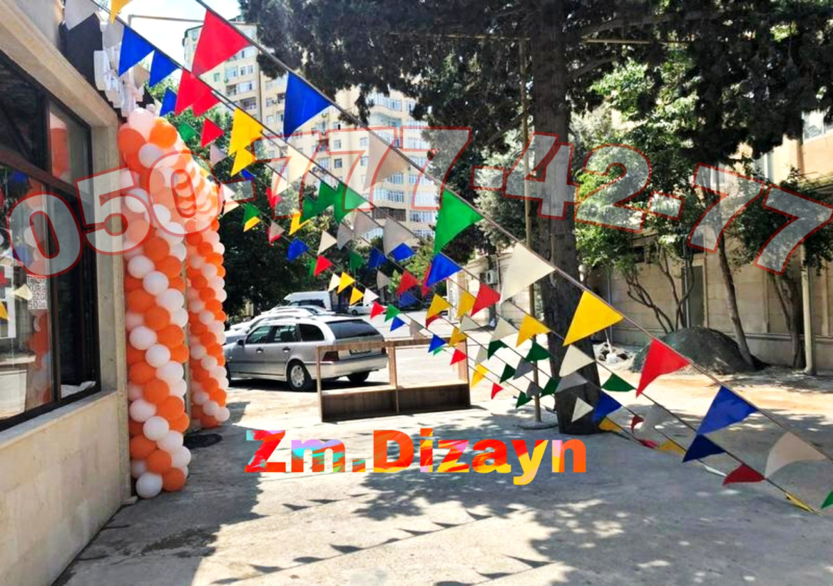 Bayraq dekoru. Bayrag decor. Bayraglar. Bayraq dekor.