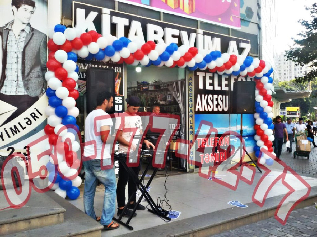Magaza sarlar. Obyekt sarlar. Achilish sharlari. Mağaza şar