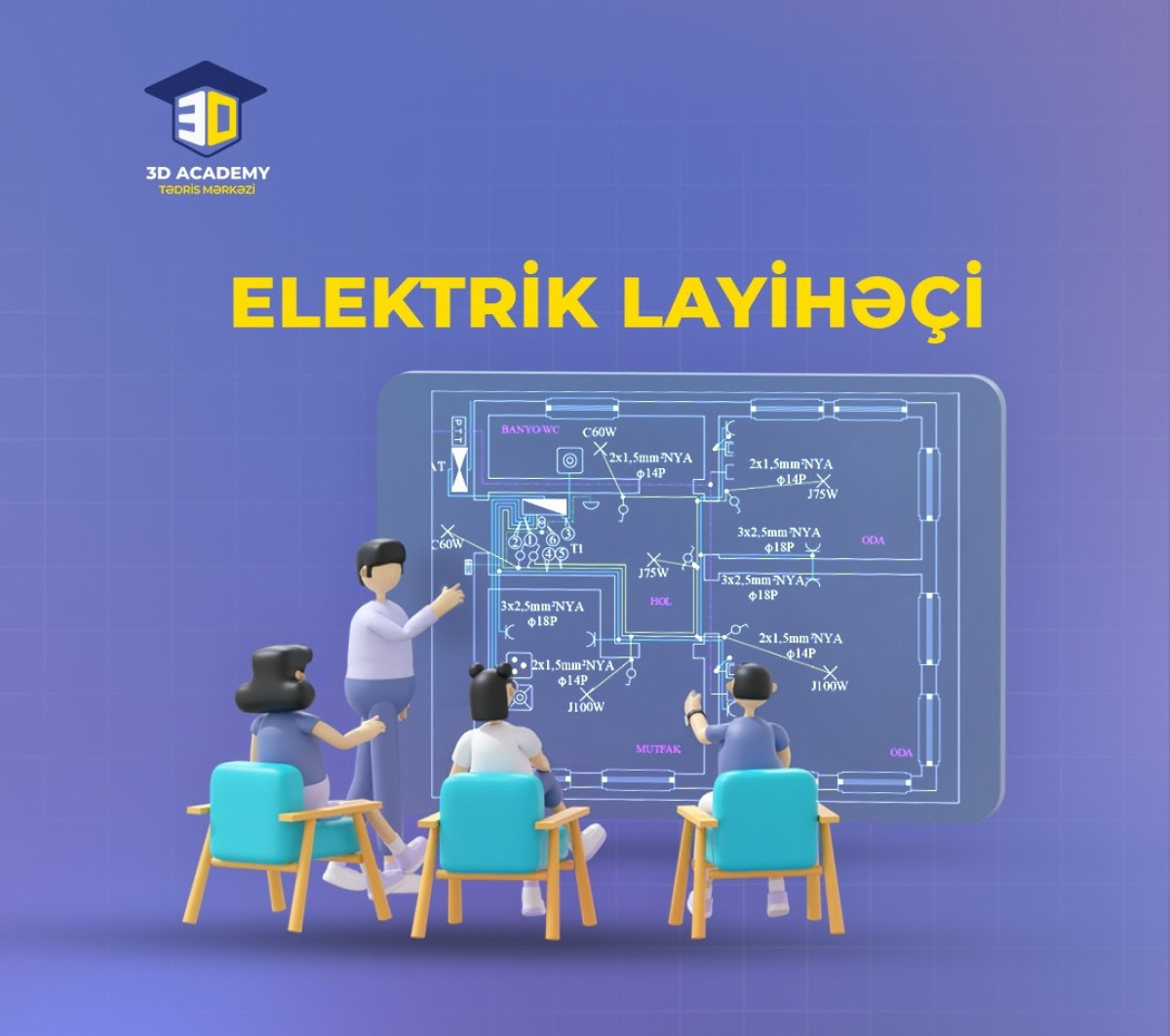 ELEKTRİK LAYİƏLƏNDİRMƏSİNİ PEŞƏKAR SƏVİYYƏDƏ ÖYRƏN!